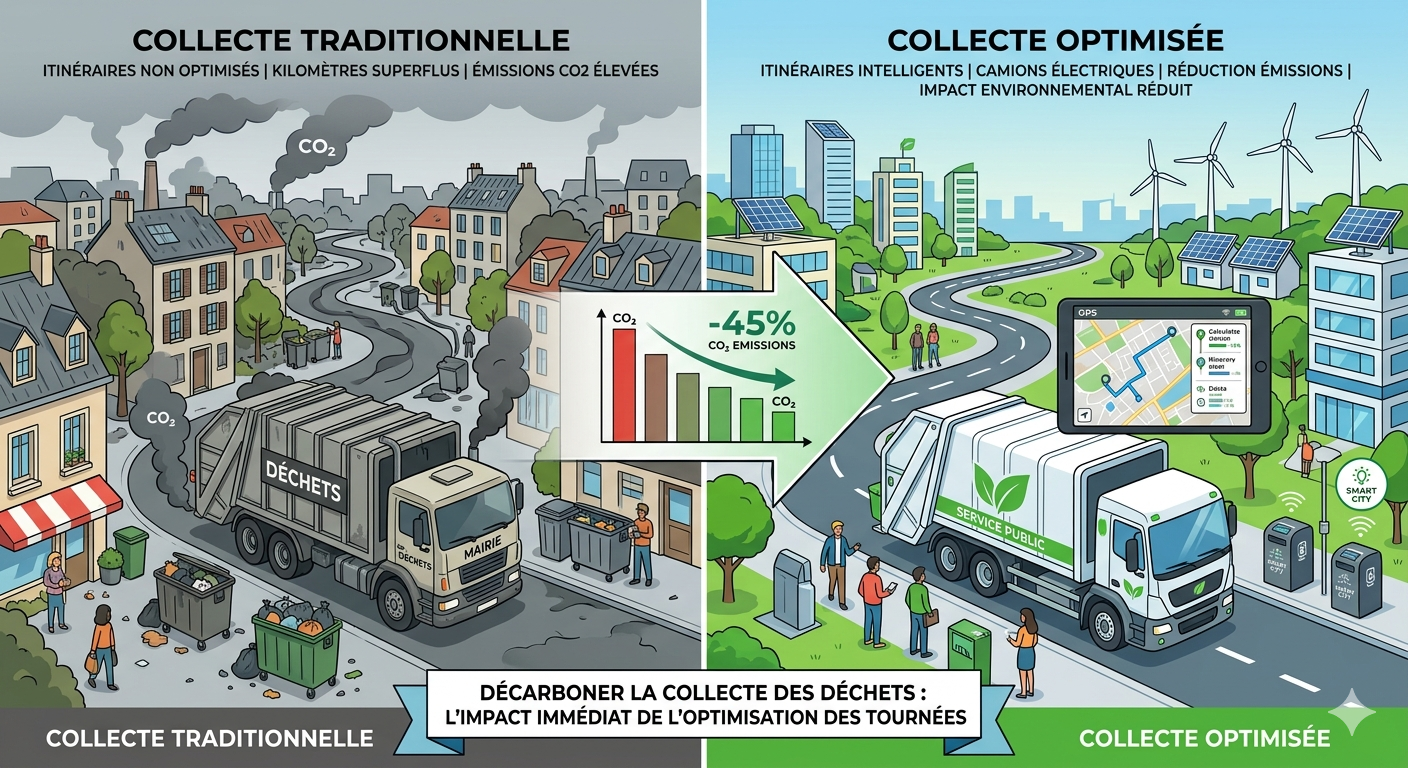 optimisation tournées collecte déchets